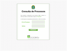 Tablet Screenshot of consultaprocessos.com.br
